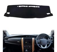 AYETBNXZ - Polyester Flannel Suede Car Dashboard Cover Dash Mat For Toyota Fortuner / SW4 2nd Gen AN150/AN160 2016 2017 2018 2019 Dashmat Carpet Cape Rug Protector