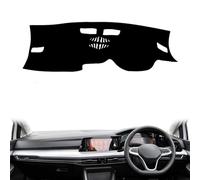 AYETBNXZ - Polyester Flannel Suede Car Dashboard Cover Dash Mat for VW for Golf Mk8 2021-2023 Dashmat Carpet Cape Rug Protector