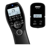 ayex AX-5 Wireless Timer Remote Control, compatible with Nikon cameras using the DC2 connector, such as Z6 Z7 D7500 D750 D7200 D7100 D7000 D610 D600 It supports low/high-speed continuous shooting, bulb mode, timed shutter release, and more