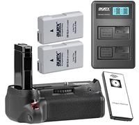 ayex Battery Grip Compatible with Nikon D5500 D5600 with IR Remote Shutter Release such as MB-D5500 + 2 x EN-EL14 Batteries + USB Dual Charger
