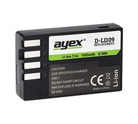ayex D-Li109 Battery Compatible with Pentax e.g. K-30 K-S2 K-S1 K-500 K-50 K-R Works with Original Chargers Durable and Reliable
