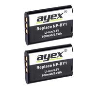 Ayex Li-ion Battery, NP-BY1 For Sony Action Cam HDR-Mini AZ1, HDR-AZ1 Vr