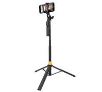 ayex Multifunctional Selfie Stick Tripod 160 cm Bluetooth Shutter 1/4 Tilt Mobile Phone Holder