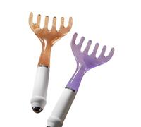 AYEXNSL Six Claw Head Antlers Massage Meridian Comb Health Head Therapy Tool Scalp Scraping Neck Soothing Artifact 1Pcs (Light Green)