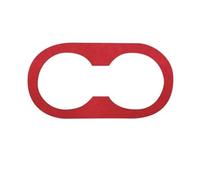 AYEXNSV Back Seat Cup Holder Decorative Sticker Compatible for Tesla Y Juniper 2025+ Fur Like Leather For Protecting The Interior(A 2)