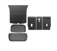 AYEXNSV TPE Floor Mats & Cargo Liner Compatible for Tesla Model Y Launch Juniper 2025+ All Weather Trunk Mat Floors Backrest Pad(A-5,LHD)