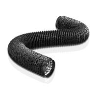 Aygrochy 100mm Aluminium PVC Ventilation Ducting, 6 Metres Air Duct Flexible Hose for Universal Tumble Drier, Cooker Hood, Exhaust Fan