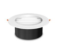 Aygrochy Air Vent Covers 150mm Ceiling Vent Indoor Vent Covers for Walls Closeable Round Ventilation Cover for Caravans, Cooling and Ventilation Systems