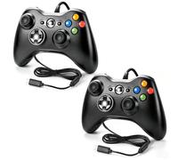 AYHWP 2PCS Controller für Xbox 360,USB Gamepad Wired Controller, Vibrationsfeedback & Präzisen Analogsticks,Kompatibel mit PC/Windows 11/10/8/7/XP, Sofortige Plug-and-Play-Funktion