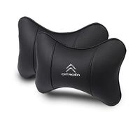 AYHYA 2 Pcs Car Neck Pillow for Citroën DS4 2011-2018, Soft Leather Headrest, Car Seat Head Cushion for Driver or Passenger, Head Rest Support, Accessories for Driving,Black