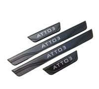 AYHYA 4Pcs Car Door Sill Protector for BYD Atto3 2022-2024,Strips Stainless Steel Threshold Kick Plates Welcome Pedal,Styling Accessories for Vehicle Entry Protection,B
