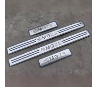 AYHYA 4Pcs Car Door Sill Protector for MG ZS 2017 2018 2019 2020 2021 2022 2023 2024,Strips Stainless Steel Threshold Kick Plates Welcome Pedal,Styling Accessories for Vehicle Entry Protection