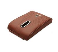 AYHYA Car Armrest Cover for Alfa Romeo Spider 1995-2005 916,Center Console Protector Pad Box Cover Mat,Car Armrest Cushion,Leather Middle Console Lid Cover Pad Protector,D