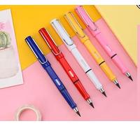 AYHYHLJZJ 7 Pieces Eternal Pencils Sharpenless Pencils Reusable Magic Pencils 10 Interchangeable Heads Eco-Friendly Graphite Pencil for School Office Kids Adults