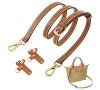 AYHYHLJZJ Crossbody Strap Replacement for Longchamp NO Punch Upgraded Top-Layer with Handle Mini Bag Adjustable Conversion Kit for LongChamp, Leather Strap for LongChamp Mini Bag (Width:11mm)