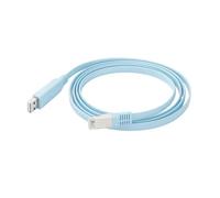 AYHYHLJZJ USB Console Cable 1.8m,USB to RJ45 Console Cable for Cisco Routers/AP Router/Switch Windows, Mac, Linux, RJ45P USB to Console Cable with chip for Routers Switches (Blue)