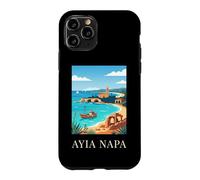 Ayia Napa Cyprus Coastal Beach Travel Design Case for iPhone 11 Pro