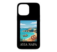 Ayia Napa Cyprus Coastal Beach Travel Design Case for iPhone 13 Pro Max