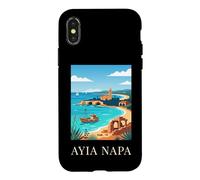 Ayia Napa Cyprus Coastal Beach Travel Design Case for iPhone X/XS
