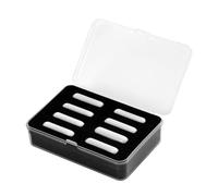 AYINLAB PTFE Magnetic Stirrer Mixer, White Color, Stir Rod Magnetic, Laboratory Bar, Stir Plate Magnet Stick (8 Pieces, 30 mm/ 1.18 Inch)