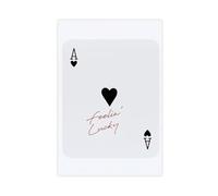 AYINUER Feelin Lucky Ace Of Spades Playing Card Art Print Canvas Poster | Unframed Print, Multiple sizes, Multiple frame styles, Wall Art, Decor Picture, Home Decor