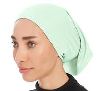 Ayisah Hijab Caps Underscarf for Women - Mint Hijab Cap Underscarf Turban Dreadlocks Tube - Muslim Accessories Headscarf Wrap - Islamic Hajib Headwrap Tube Fashion Solid Color (Mint)