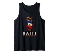 Ayiti Pride Fist Haitian Heritage Tank Top