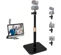 AYIZON Tabletop Webcam-Stand,45cm Telescoping Webcam Tripod Mount Holder compatible with OBSBOT Tiny 3,Tiny 3 Lite,Tiny 2,Tiny 2 Lite,Meet-2,Meet SE,Tiny SE,Tail 2,Tail Air Webcams