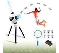 AYJIB Shuttlecock Feeder Machine Sports Equipment, Badminton Serving Machine,Badminton Launcher, Adult Kid Gift Ball Pitching Practice Trainer Device
