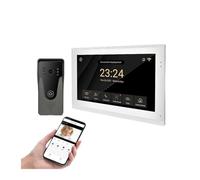 AYJYZHIAG 10 inch HD video intercom 1080P home doorbell app wireless unlocking mobile detection, etc(H-B6-P356B-M492WA)