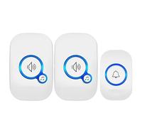 AYJYZHIAG Fuers Wireless Doorbell Waterproof Door Chime Kit Welcome Home Bell Intelligent 32 Songs Melodies Sound And LED(Green)