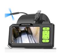 AYJYZHIAG Industrial Endoscope 4.3'' IPS Screen HD1920P 5MP Autofocus Camera HD1080P Single Dual Triple Lens USB Car Inspection Borescope(5m,Green)