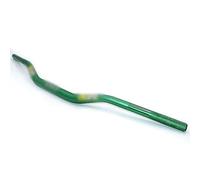 AYKANING Motorcycle Handlebars,Motorcycle Mid Handlebars Handlebar Taper Pack Bar 1-1/8" Handle Bar Pads Grips Pit Pro Racing Dirt Pit Bike Motorcycle CNC 28.5mm Adapter (Color : Green Bar Only)