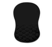 AYKDTFN Black Ergonomic Mouse Pad Wrist Support, Non-Slip Soft Wrist Rest with Massage Computer Keboard and PC Mousepad for Office and Gaming(Wrist16)
