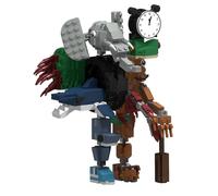 AYKLFNW Tralalero Tralala Building Blocks Set, Tung Tung Sahur Meme Toy, Italian Brainrot Collectible Figurines, ABS Construction Kit for Age 6+, Viral Desk Decor Gift B