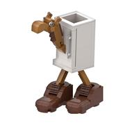 AYKLFNW Tung Tung Tung Sahur Figurines Building Blocks Sets, Tralalelo Tralala Desk Decor, Collectible Shark Figurines Sturdy and practical Gift for Boys and Girls G