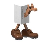 AYKLFNW Tung Tung Tung Sahur Figurines Building Blocks Sets, Tralalelo Tralala Desk Decor, Collectible Shark Figurines Sturdy and practical Gift for Boys and Girls J