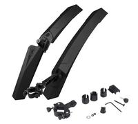 AYKNINGD Bike Mudguards,Cycle Mudguards Bicycle Fender Mountain Bike Mud Guards With Taillight Front Rear Mudguard Quick Release Fenders Accessories(Black)