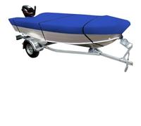 AYKNINGD Boat Cover, Inflatable Boat Cover 3.5-4.5m Trailerable Heavy Duty Open Boat Cover Fishing Runabout Waterproof 210D(470x225cm)