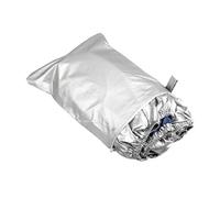 AYKNINGD Boat Cover, Inflatable Boat Cover Boat Cover Yacht Outdoor Protection Waterproof Boat Cover Fabric Anti-smashing Tear Proof Silver Reflective 11-22FT(14-16FT)