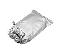 AYKNINGD Boat Cover, Inflatable Boat Cover Boat Cover Yacht Outdoor Protection Waterproof Boat Cover Fabric Anti-smashing Tear Proof Silver Reflective 11-22FT(11-13FT)