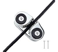 AYKNINGD Cam Cleat, Boat Cam 316 2 Row Ball Bearing Cam Cleat Pilates Equipment Marine Boat Fast Entry Rope Wire Fairlead Sailing For Boat Accessories