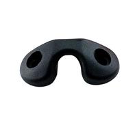 AYKNINGD Cam Cleat, Boat Cam Marine Nylon Plastic Leading Ring For Cam Cleat Equipment Boat Fast Entry Rope Wire Fairlead Sailing Accessories Marine Hardware(Black cap)