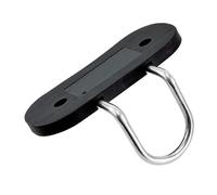 AYKNINGD Cam Cleat, Boat Cam Marine Nylon Plastic Leading Ring For Cam Cleat Equipment Boat Fast Entry Rope Wire Fairlead Sailing Accessories Marine Hardware(Black Leading Ring)