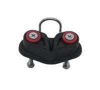 AYKNINGD Cam Cleat, Boat Cam Row Bearing Ball Cam Cleat With Leading Ring Pilates Equipment Marine Boat Sailing Sailboat Kayak Accessori 3-15Mm Rope