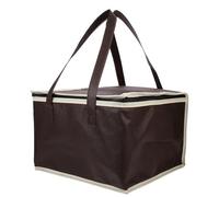 AYKNINGD Delivery Bag, Pizza Delivery Bag Aluminum Foil Insulation Bag Cooler Car Camping Hot Food Portable Warmer Grocery Non-Woven Fabric Delivery Shopping Storage