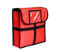 AYKNINGD Delivery Bag, Pizza Delivery Bag Pizza Develivey Bag Reusable Waterproof 33cmx33cmx11cm,Easy to Clean Pizza Warmer Bags USO apto para Outdoor Home Commercial(Red)
