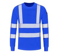 AYKRM Mediun Blue High Vis Long Sleeve t Shirt for Men Women