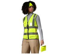 AYKRM women high visibility vest with pocket zipper
