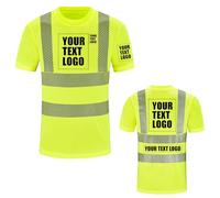 AYKRM Yellow, Orange, Black, Blue, Pink High Vis t Shirt for Men Women